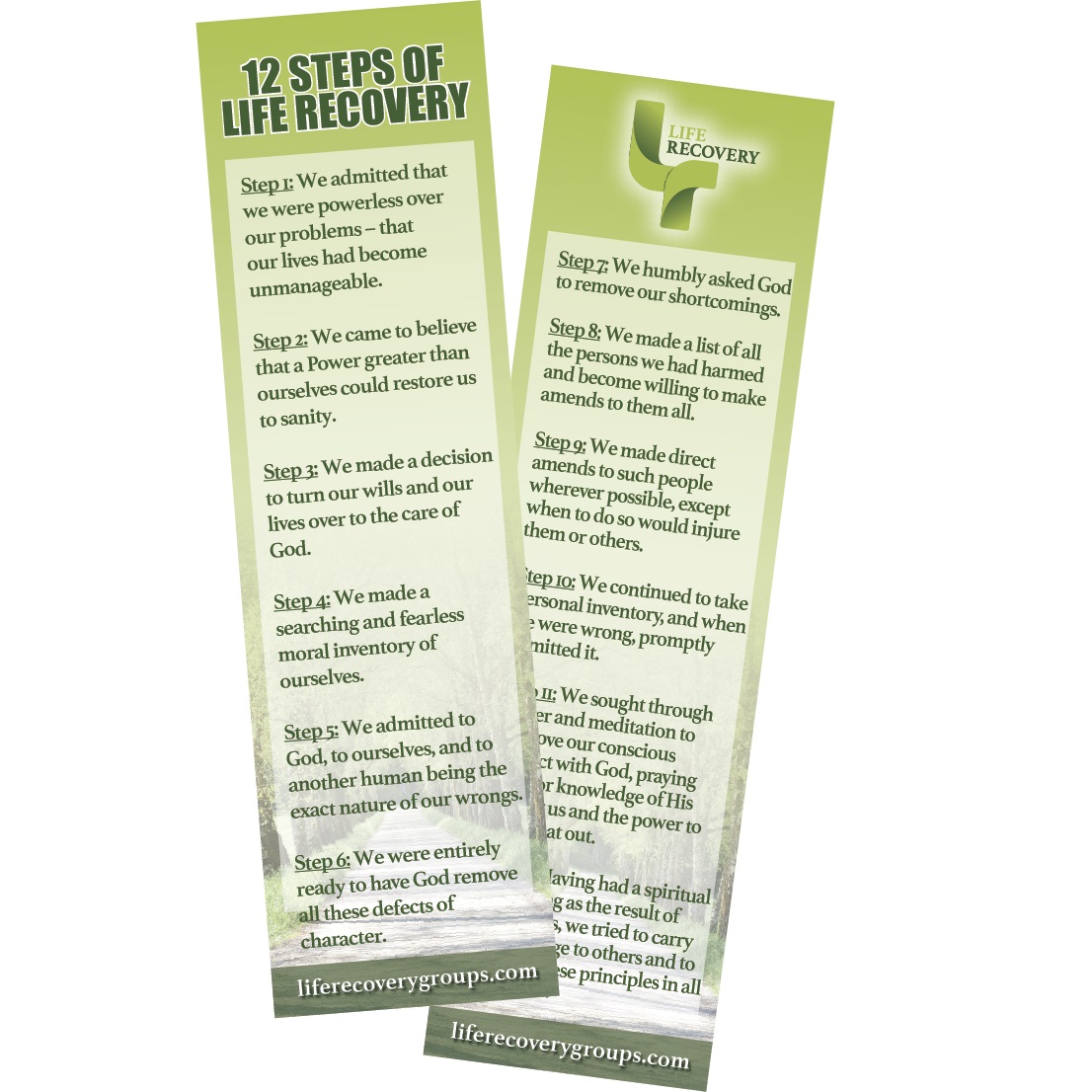 Life Recovery Bookmark Pack (25) Image